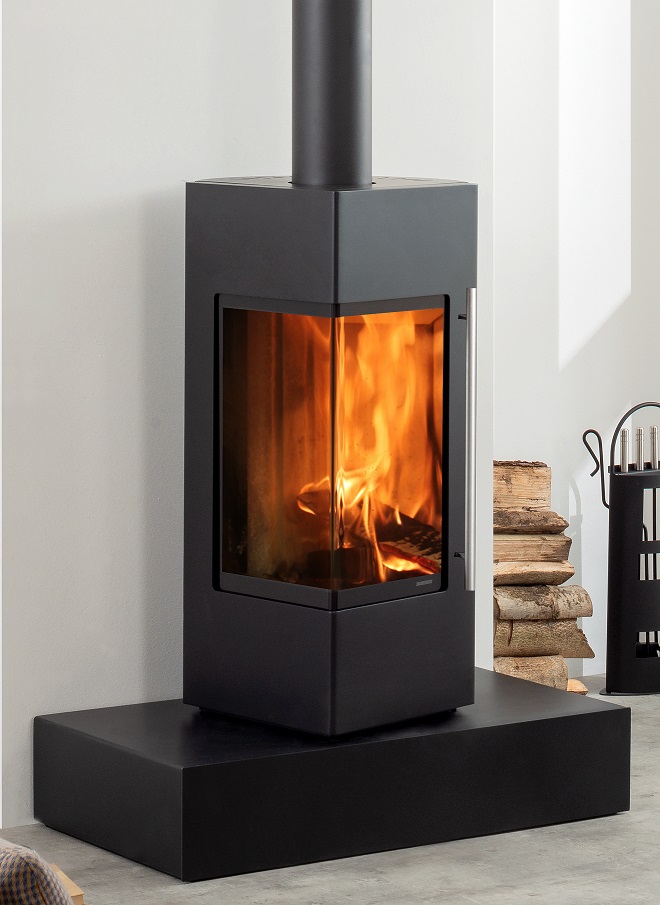 CALI CONCEPT POELE A BOIS CHAZELLES - Ambiance et Flamme